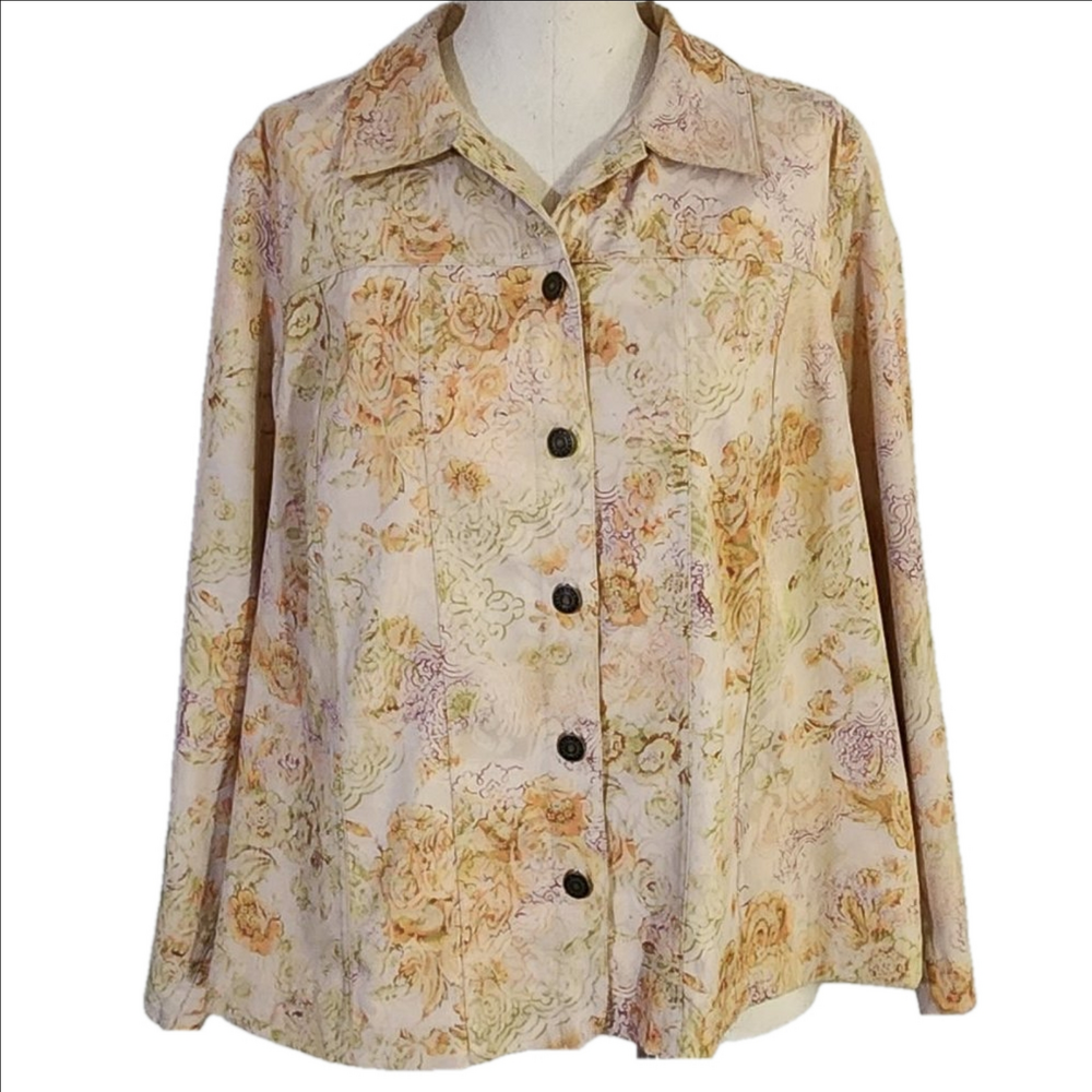 CJ BANKS WATERCOLORED JACKET